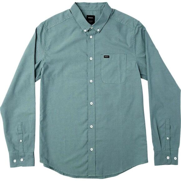 RVCA Slim Fit Longsleeve Buttondown Shirt - Picture 1 of 9